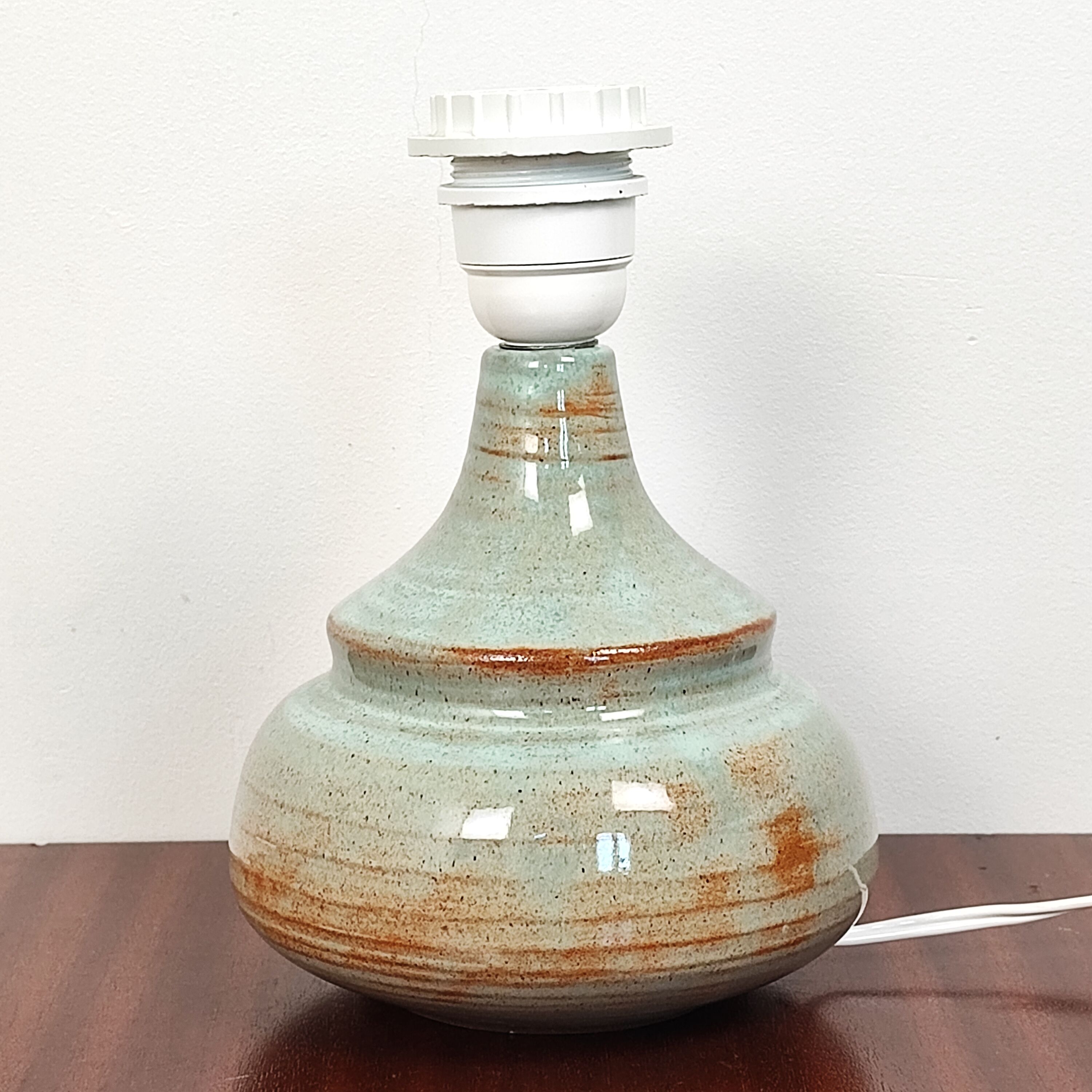 Stoneware bedside lamps