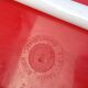 Danish plastic red chairs by Niels Gammelgaard for Ikea, 1984, set of 4