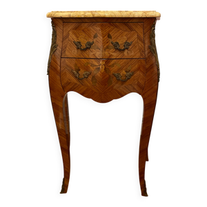 Table de chevet louis - marqueterie