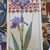 Original flower triptych