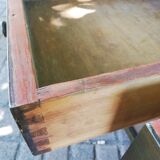Old green-coloured dresser