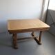 Table à rallonges en chêne rénovée
