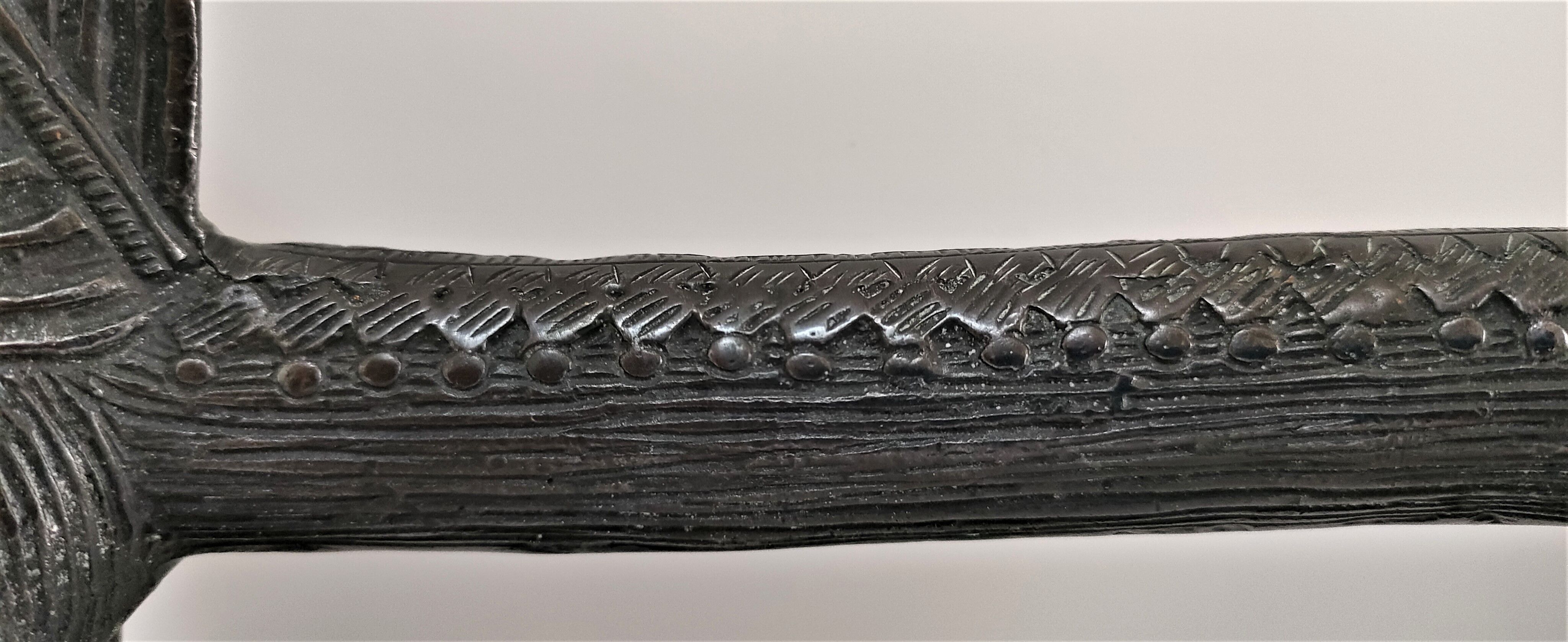 Horse sculptural brass solid patina black design