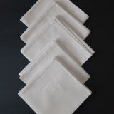 Lot de 5 serviettes anciennes