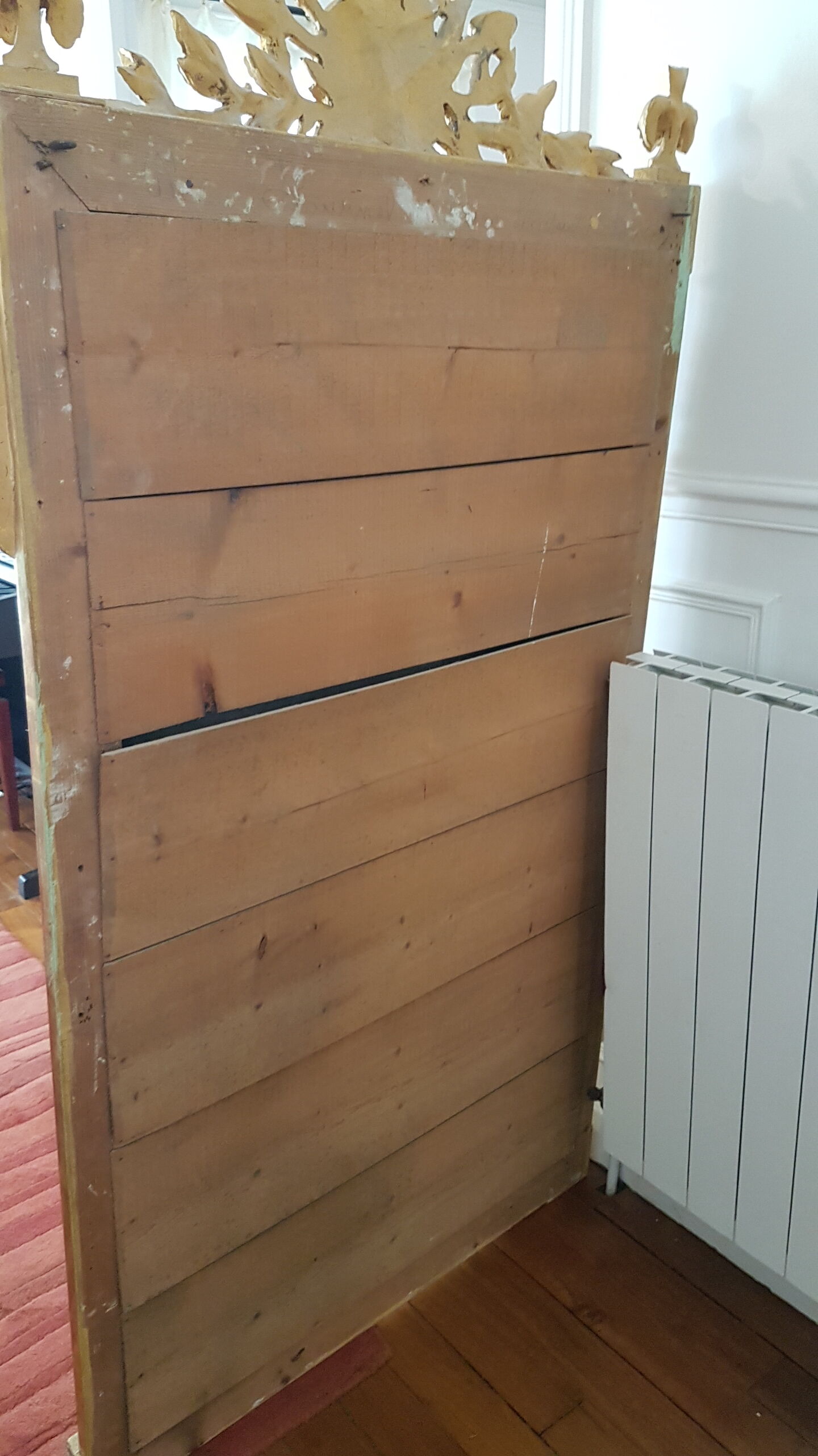 Gilded mirror Louis XVI style 175X93