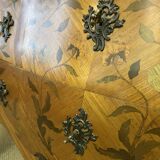 Louis XV style inlaid chest of drawers