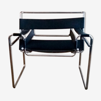 Fauteuil wassily par Marcel Breuer edition habitat année 80