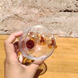 Suite of 6 water glasses 70s