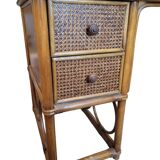Vintage rattan desk