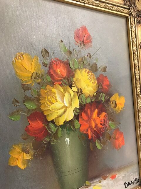 Country bouquet painting