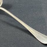 Silver-plated cream ladle signed christofle, baguette rush model