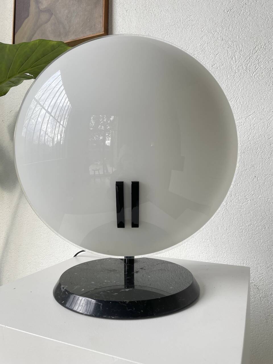 “La Perla” desk lamp by Bruno Gecchelin for Oluce 1980