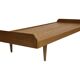 Vintage daybed 1960s minimalist design in Teak wood