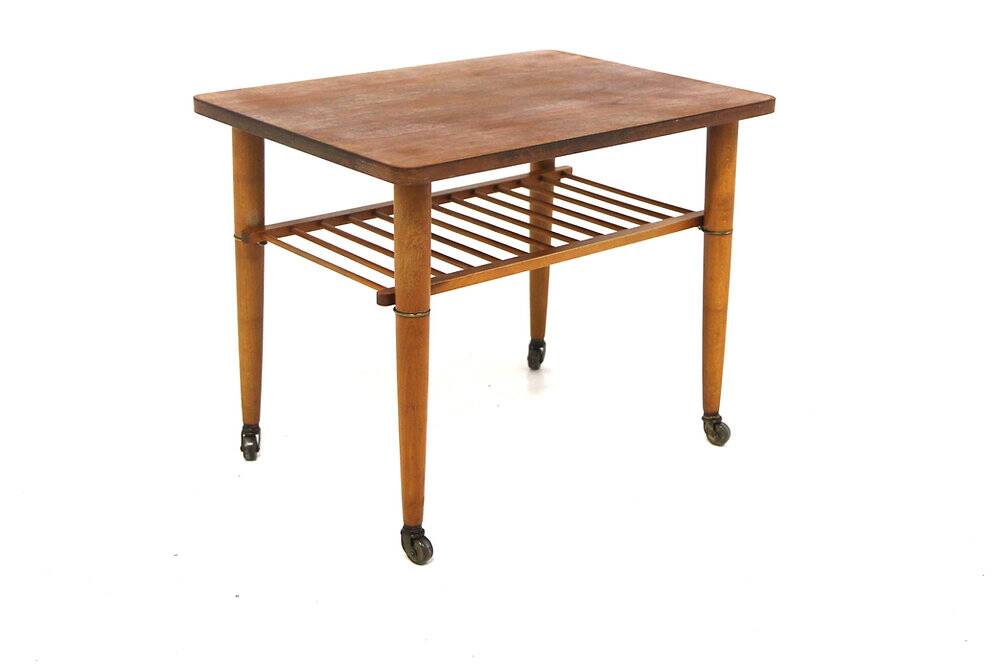 Scandinavian teak side table, Sweden, 1950