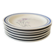 Set of 6 dessert plates
