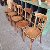 Old bistro chairs