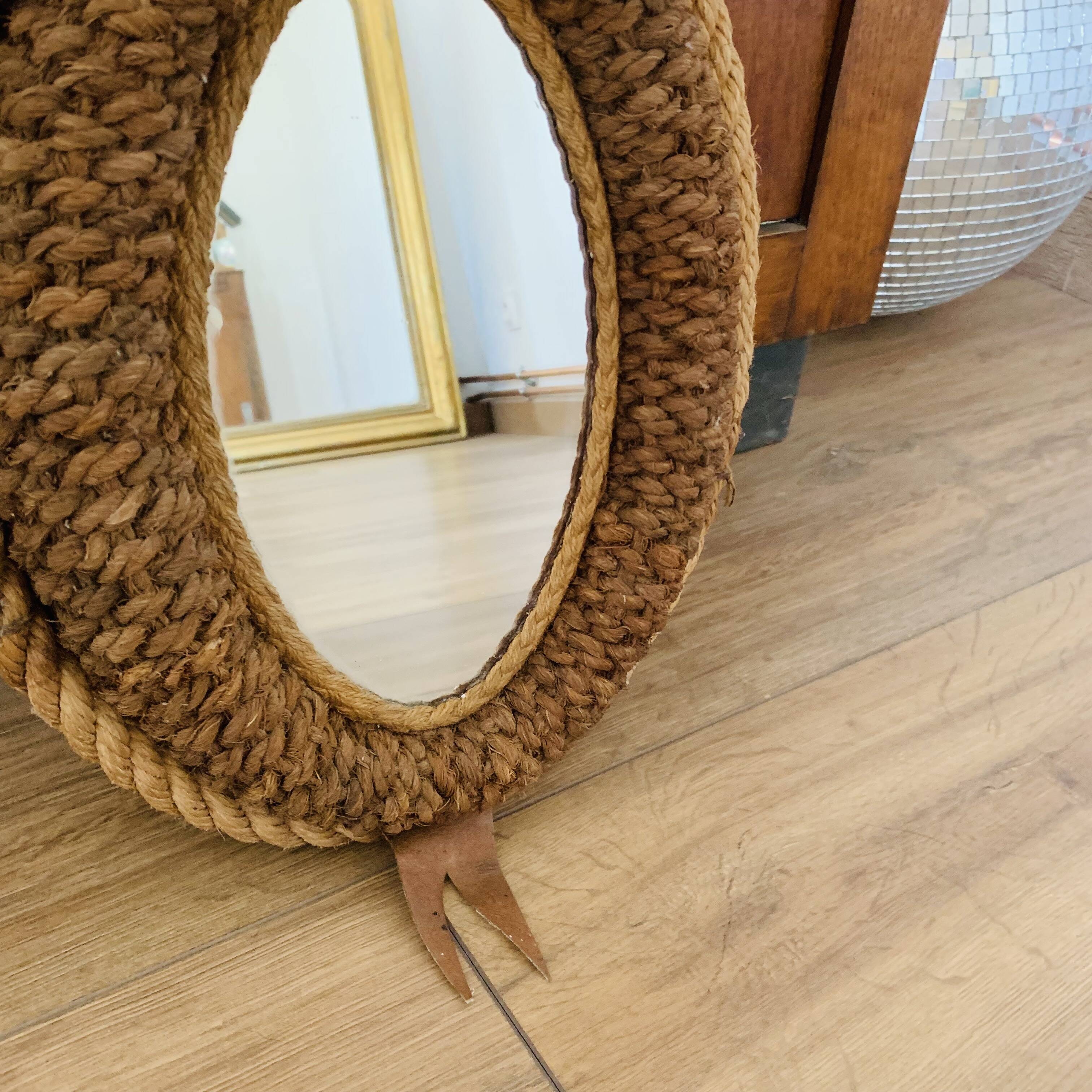 Miroir en corde