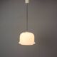 Large vintage opaline glass pendant lamp, Prague, Czechoslovakia, late 1970s.