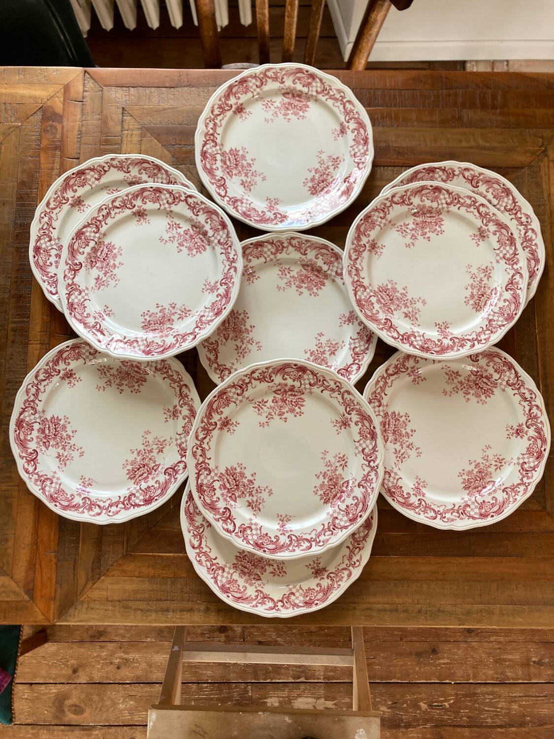 10 assiettes plates Villeroy et Boch