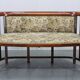 Josef Hoffmann Variation of Art Nouveau "Fledermaus" Sofa