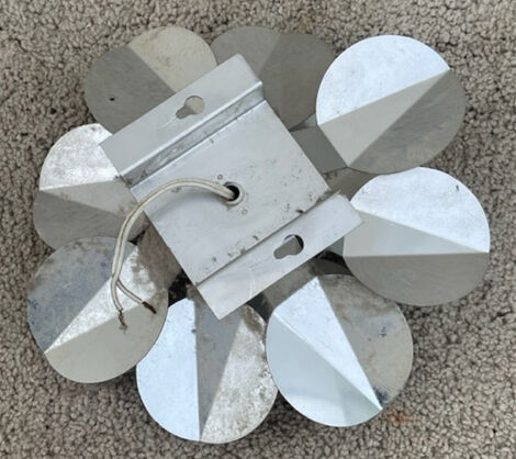 Suite of 3 wall lamps