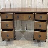 English walnut desk from the 1950s