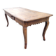 Table de ferme XVIIIème style Louis XV en merisier