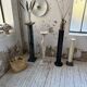 Set of 4 marble columns or pedestals.