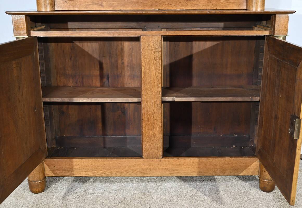 Empire Oak Two-Body Buffet – First Half of the 19th Century