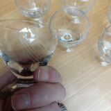 Cut glass shot glasses