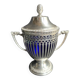 Drageoir, jam maker – Silver metal and blue crystal