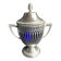 Drageoir, jam maker – Silver metal and blue crystal