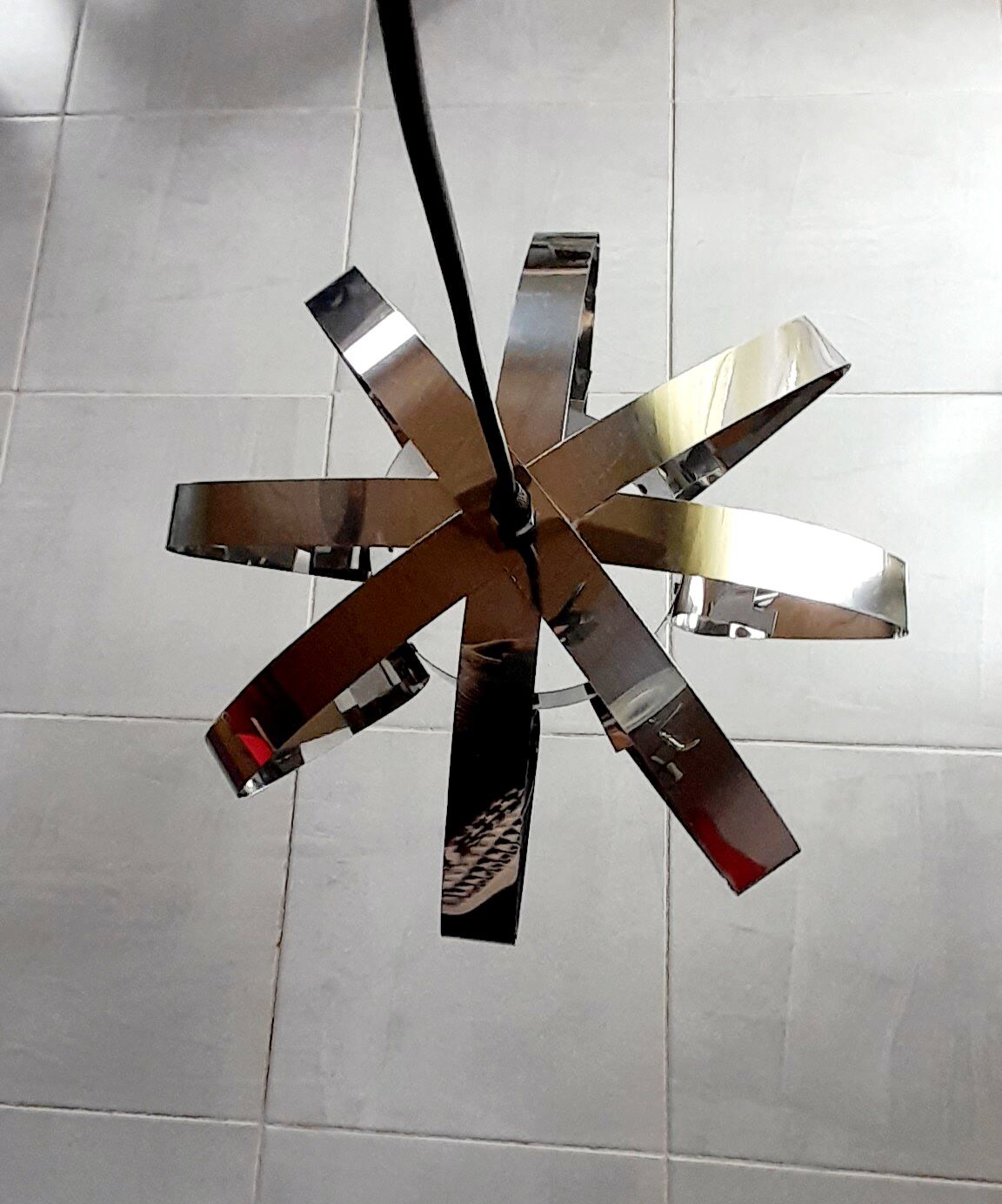Suspension space age flower 70s