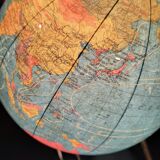 World map lamp