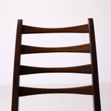 Set of 5 midcentury afromosia teak danish dining chairs, Denmark, 1960s