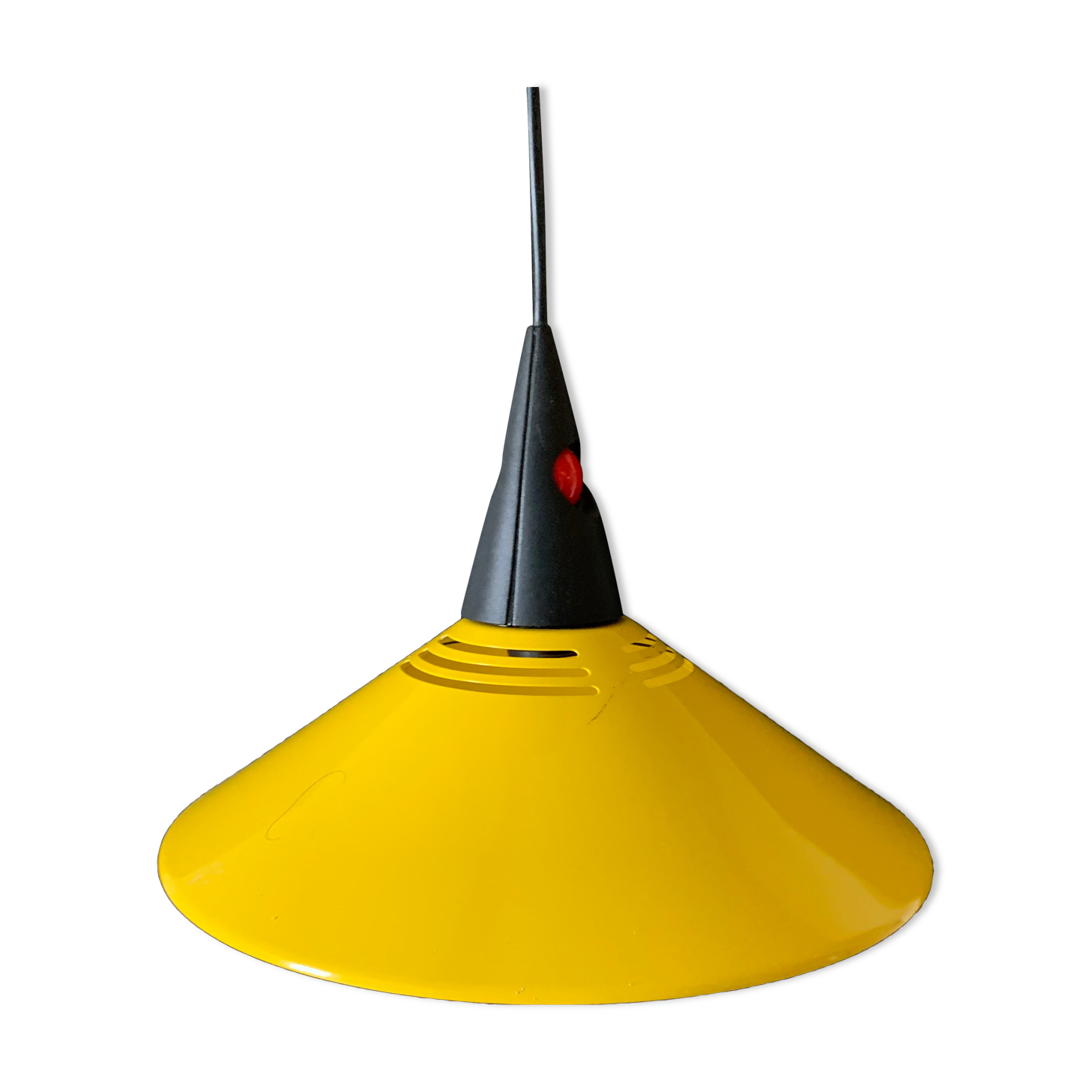 Vintage yellow pendant lamp