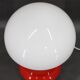 Opaline glass mushroom table lamp, Space Age, Czechoslovakia, 1970s