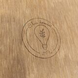 Farmhouse style coffee table, pitch pine base