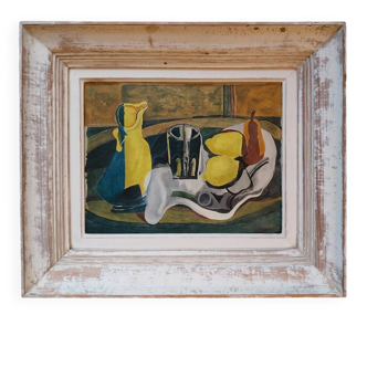 Cubist still life after Georges Braque, 1950-1970