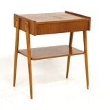 Teak bedside table, Carlström, Sweden, 1960