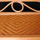 Year 1970 vintage rattan shelf