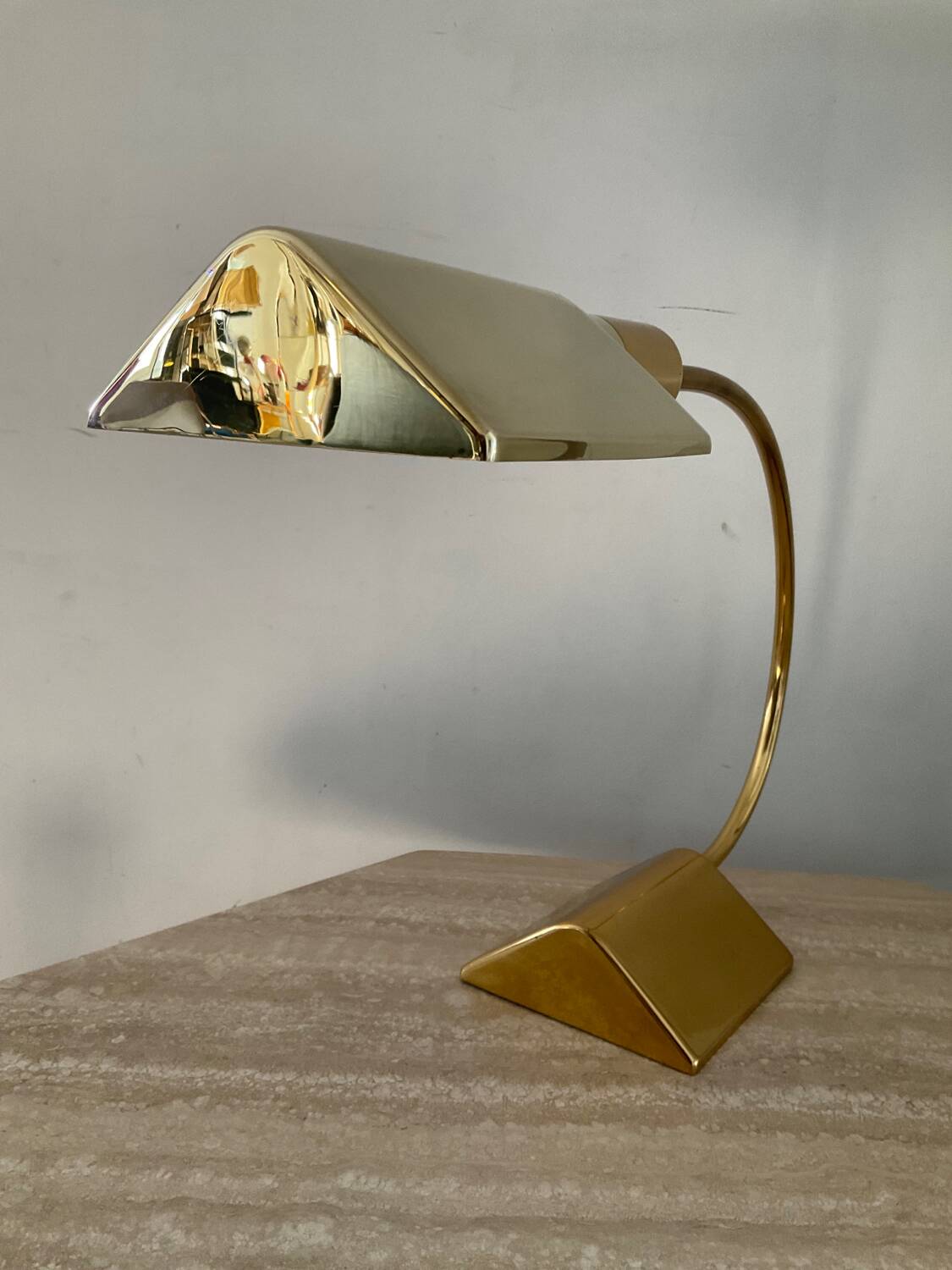 Relco Milano desk lamp in brass from the 70s
