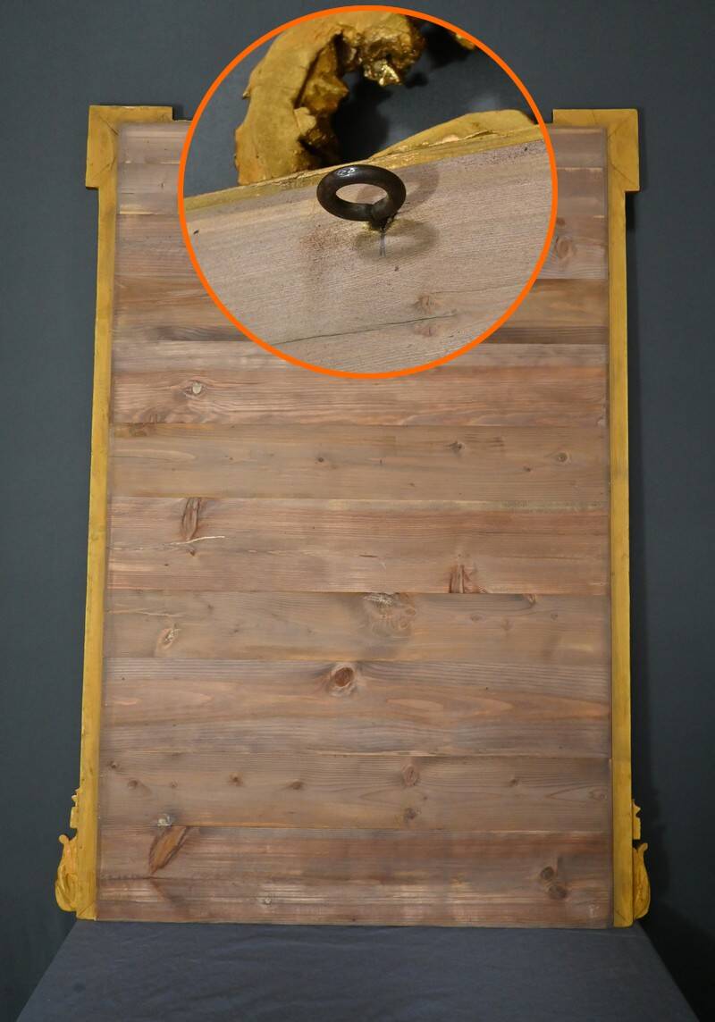 Gilded Wood Mirror, Louis XVI Style – Part 2 of the 19th Century