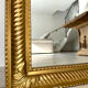19th-century antique gilded mirror.