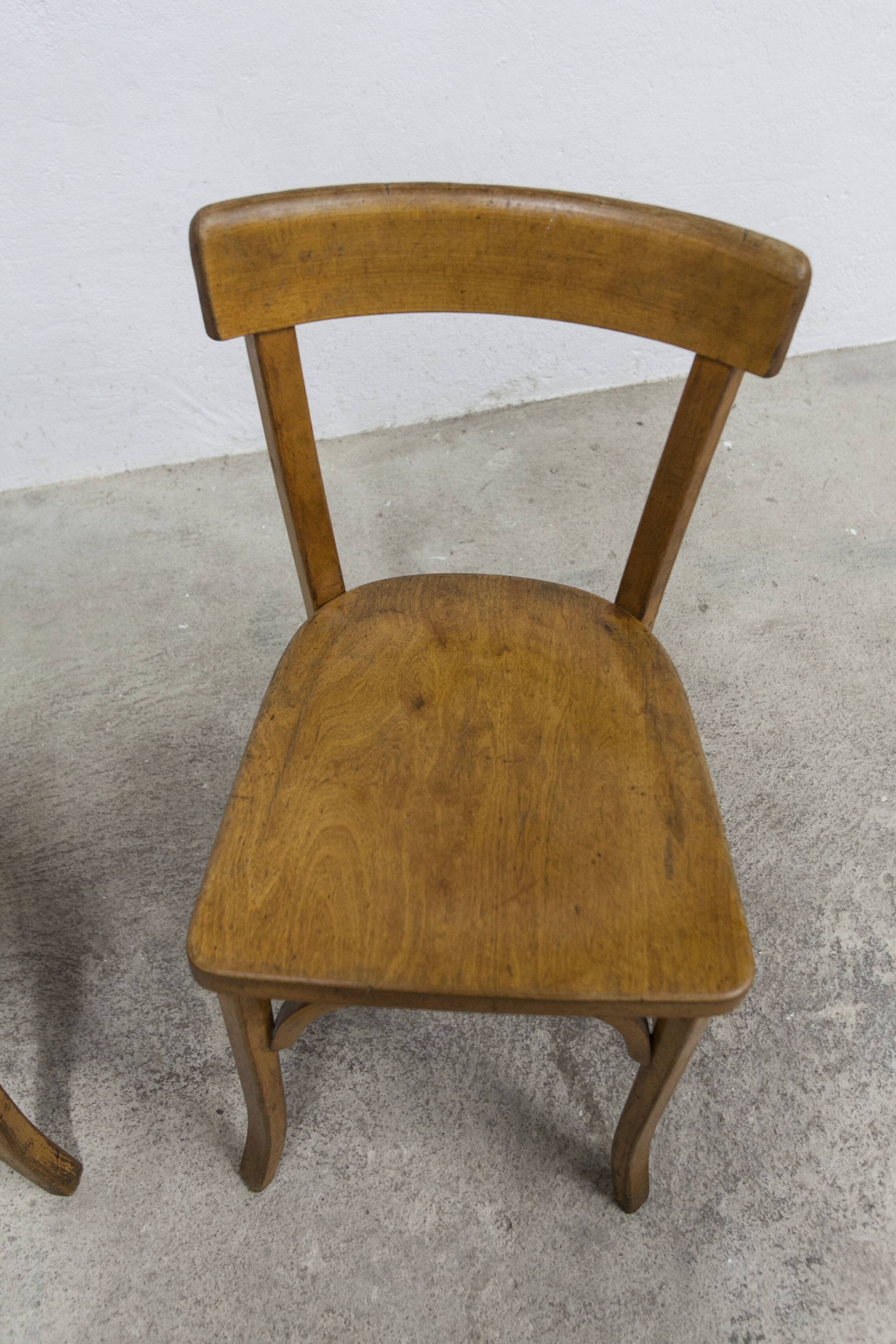Pair of Baumann model 55 chairs from 1950