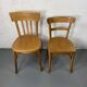 Mismatched bistro chair x2