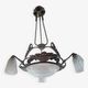 Art Deco Degué Chandelier