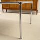 Etienne Fermigier - Dinning table in chrome and smoked glass