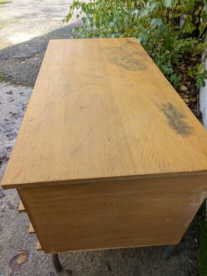 School teacher's desk, adult desk