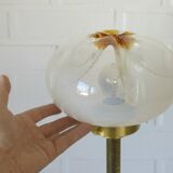 Mazzega Lampe de bureau vintage en verre de Murano, forme champignon, Italie, années 1970